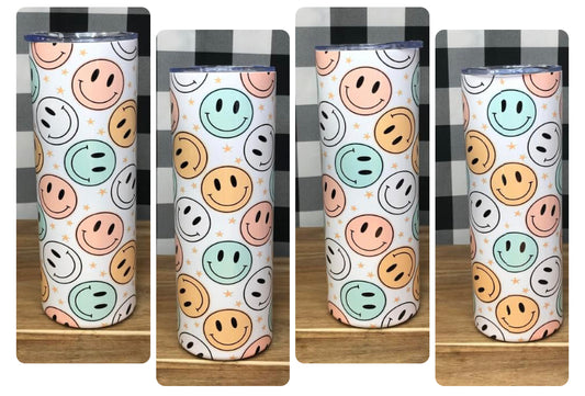 Retro Smiley Face 20 oz Tumbler