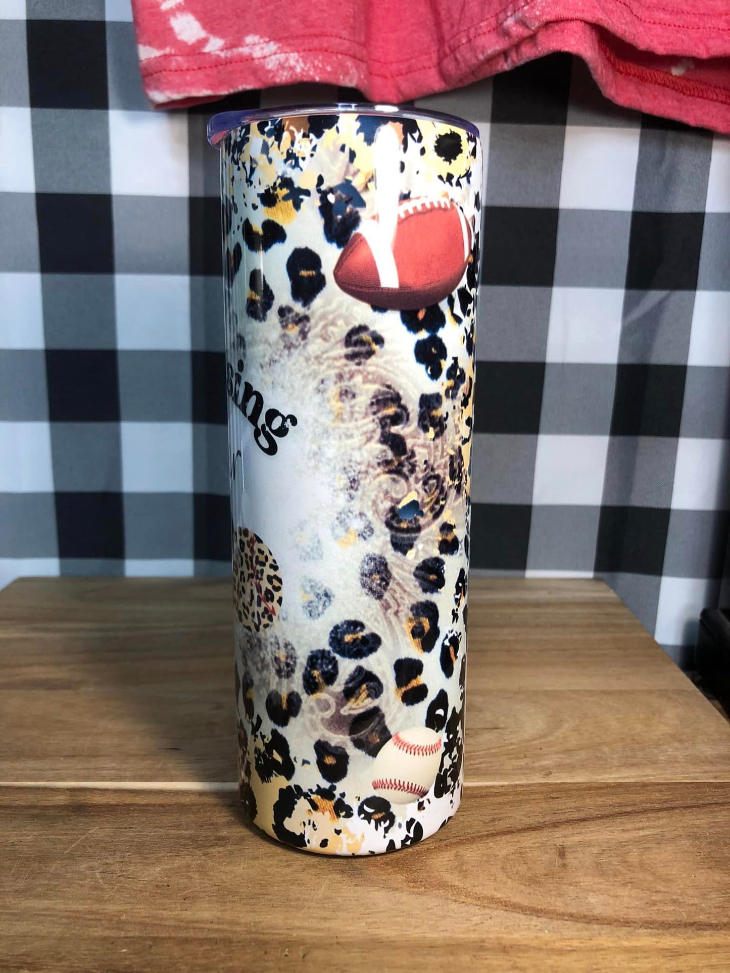 Busy Raising a Baller 20 oz sublimation tumbler