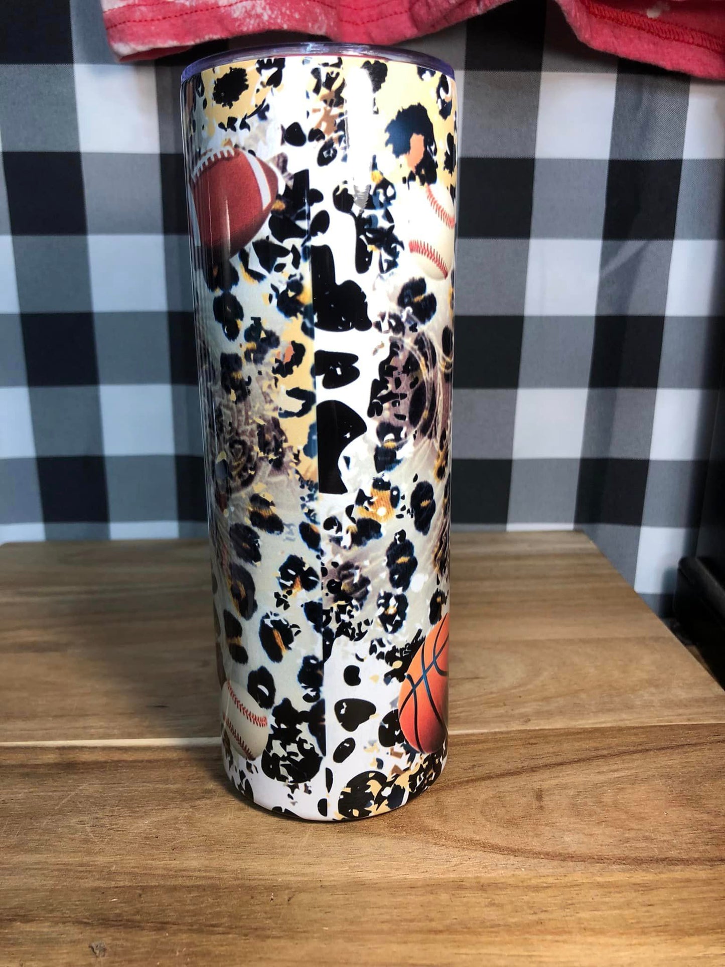 Busy Raising a Baller 20 oz sublimation tumbler